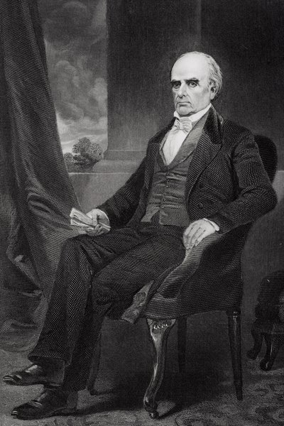 Portrait of Daniel Webster by Alonzo Chappel
